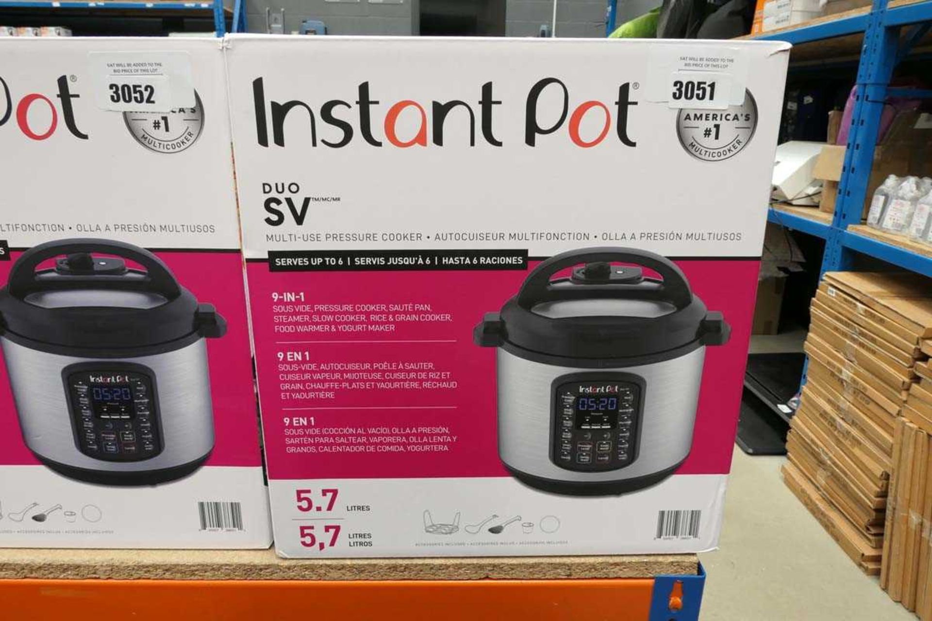 +VAT Instant Pot multi use pressure cooker