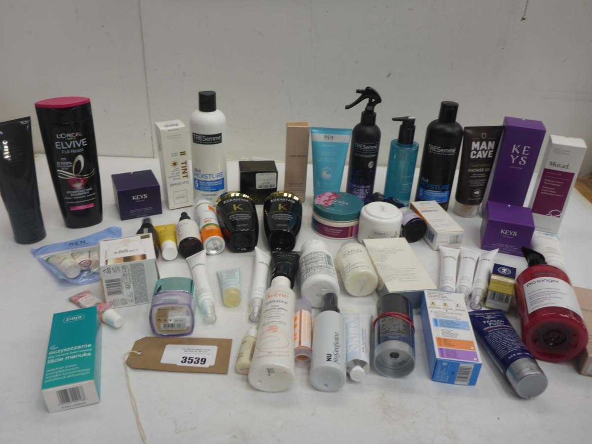+VAT Selection of branded toiletries including L'oreal, REN, Mary Kay, Kerastase, YSL, Hugo Boss and