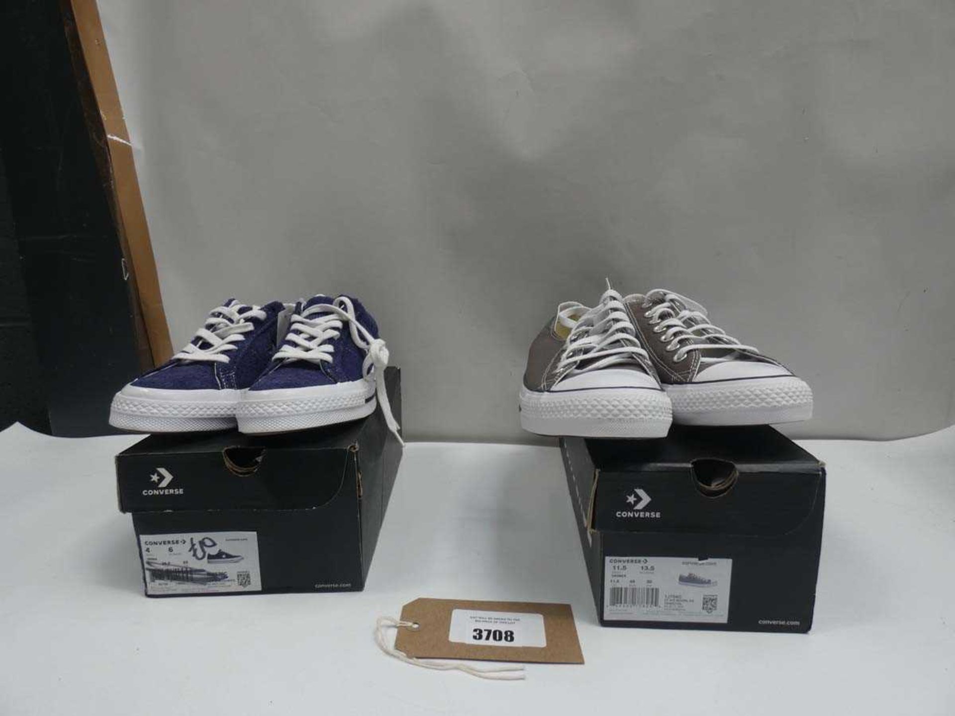 +VAT 2 pairs of Converse trainers to include CT A/S size 11.5 and a pair of One Star Ox trainers - Image 2 of 3