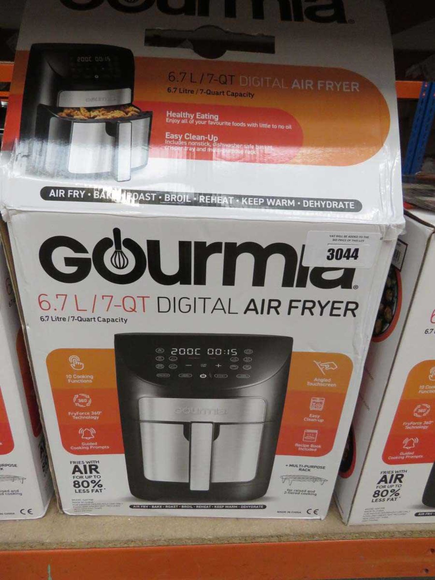 +VAT Gourmia 6.7L digital air fryer