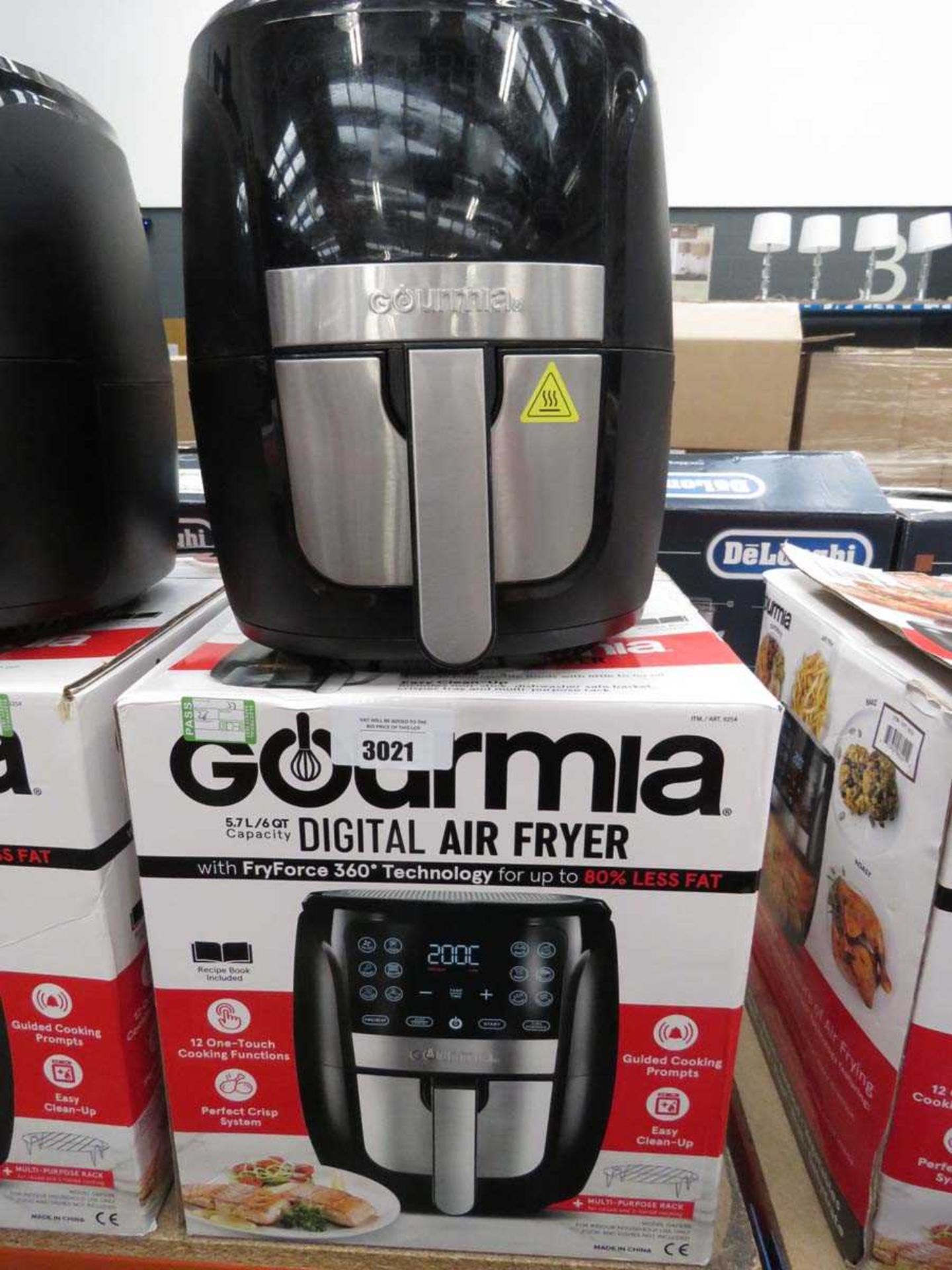 +VAT Gourmia 5.7L digital air fryer