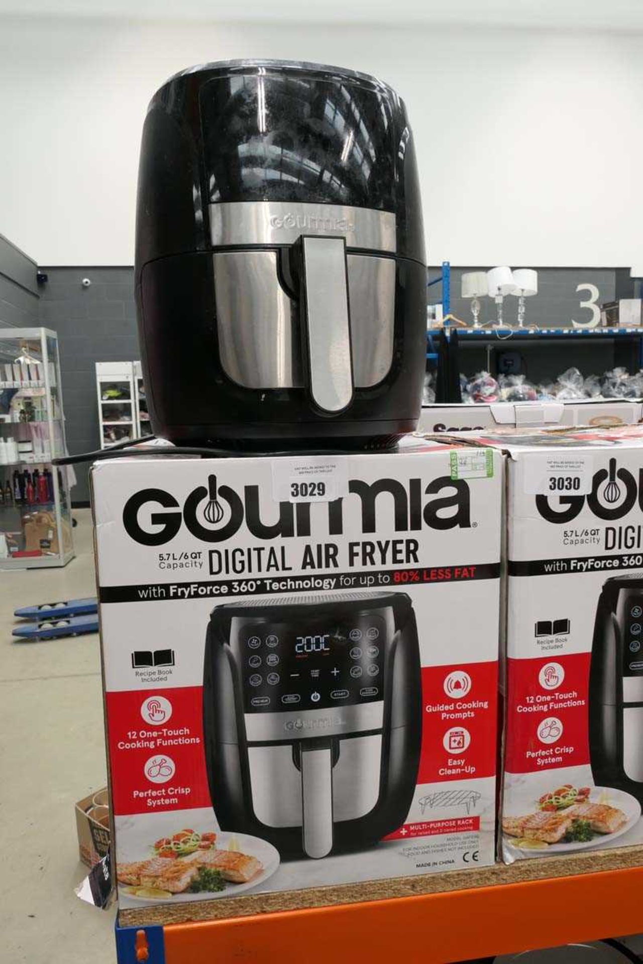 +VAT Gourmia 5.7L digital air fryer