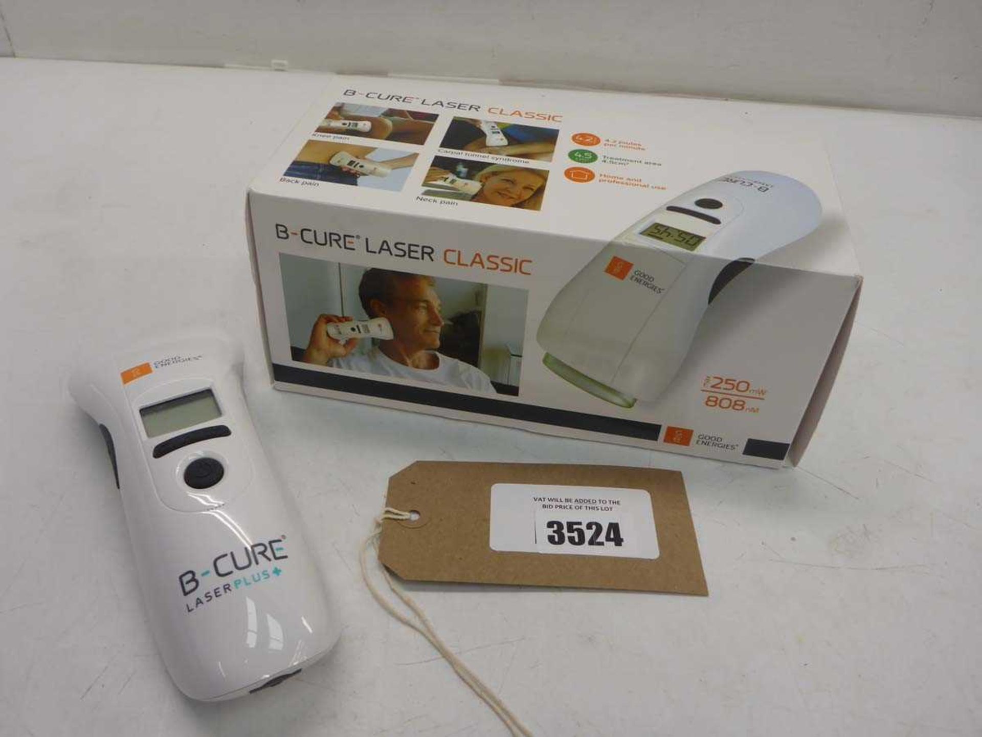+VAT B-Cure Laser Classic set and B-Cure Laser Classic Plus+ unit (no accessories)