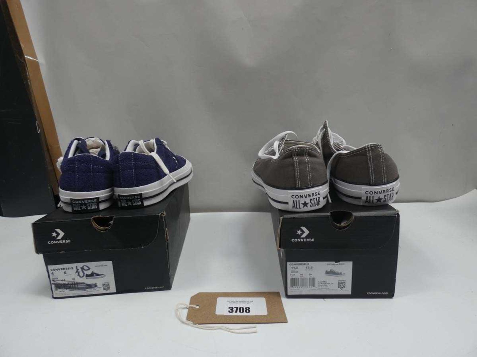 +VAT 2 pairs of Converse trainers to include CT A/S size 11.5 and a pair of One Star Ox trainers - Image 3 of 3