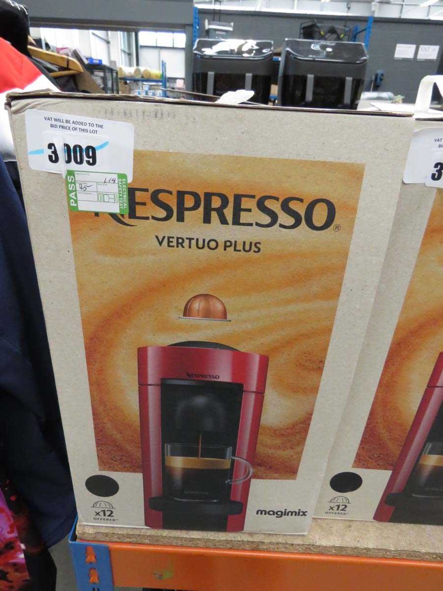 +VAT Nespresso Magimix Vertuo Plus coffee machine