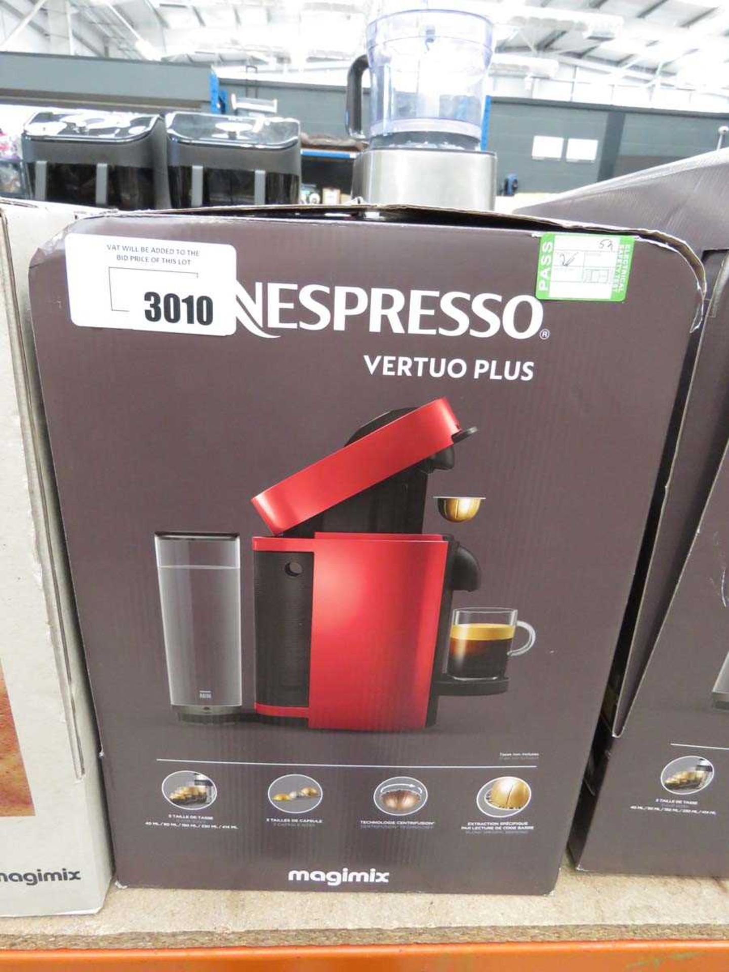 +VAT Nespresso Vertuo Plus Magimix coffee machine
