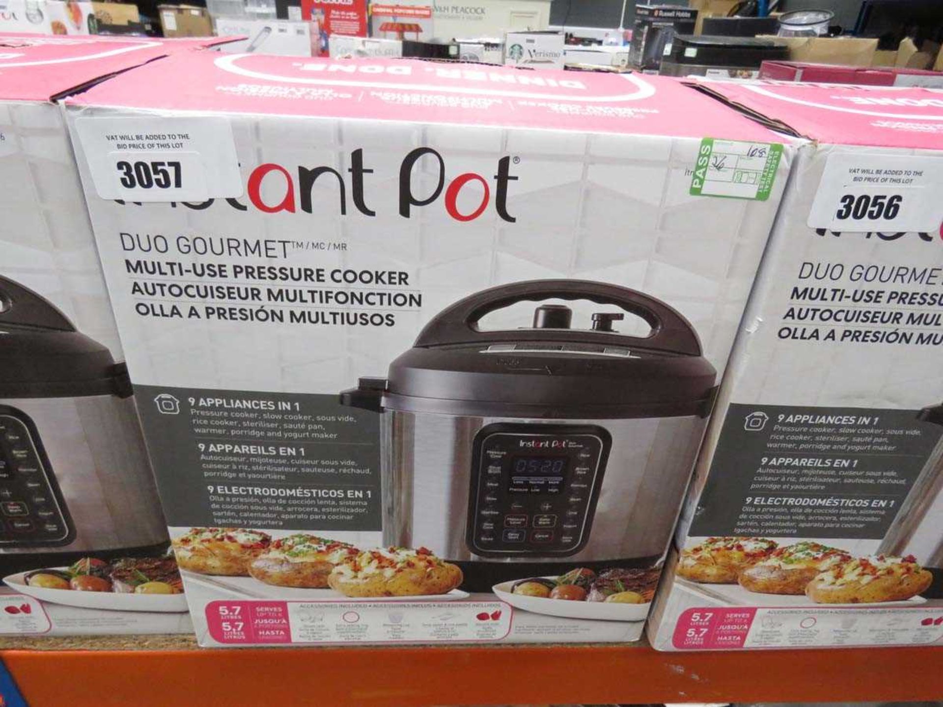 +VAT Instant Pot Duo gourmet multi use pressure cooker