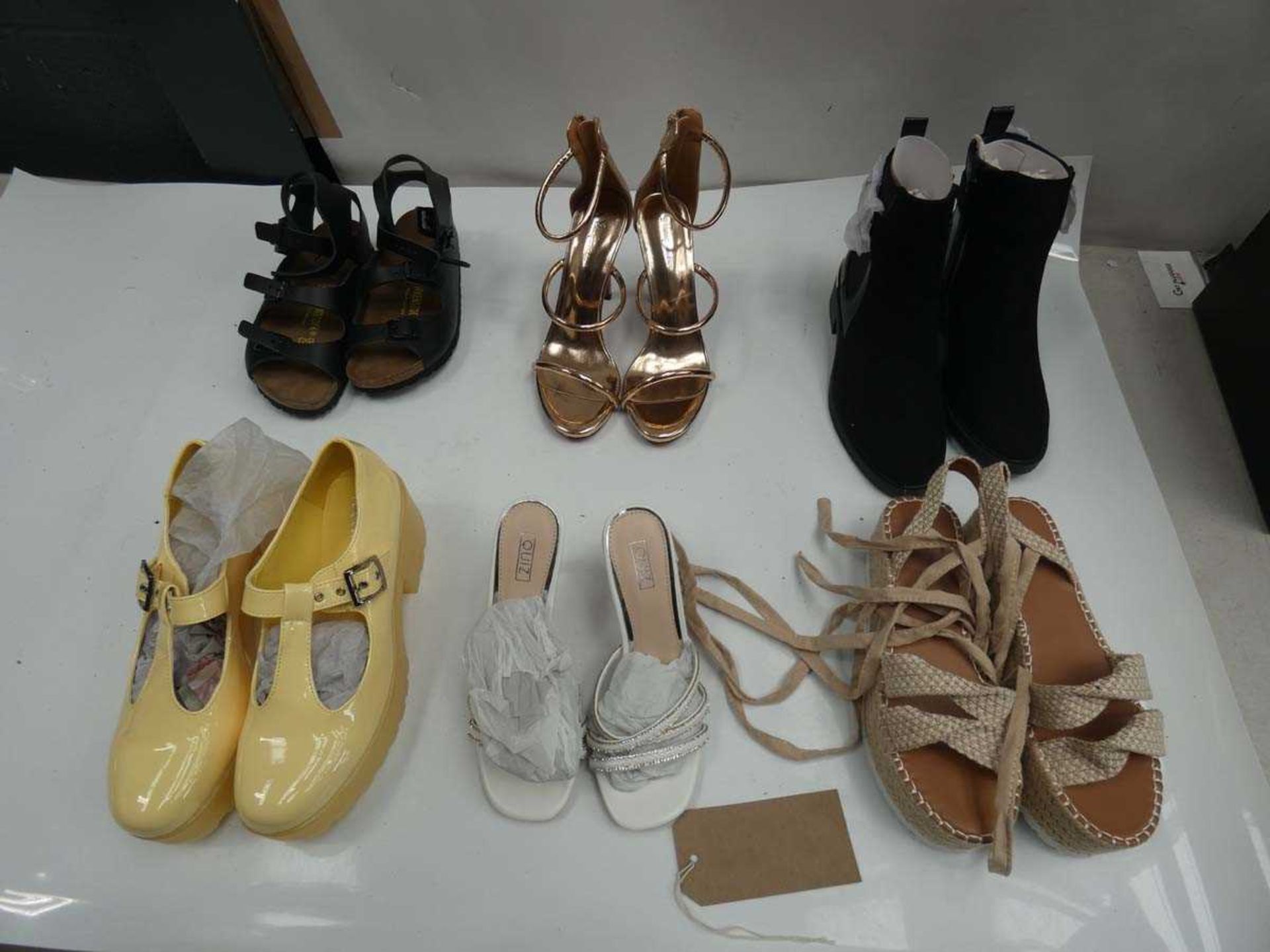 +VAT 6 pairs of mixed shoes including heels and ankle boots