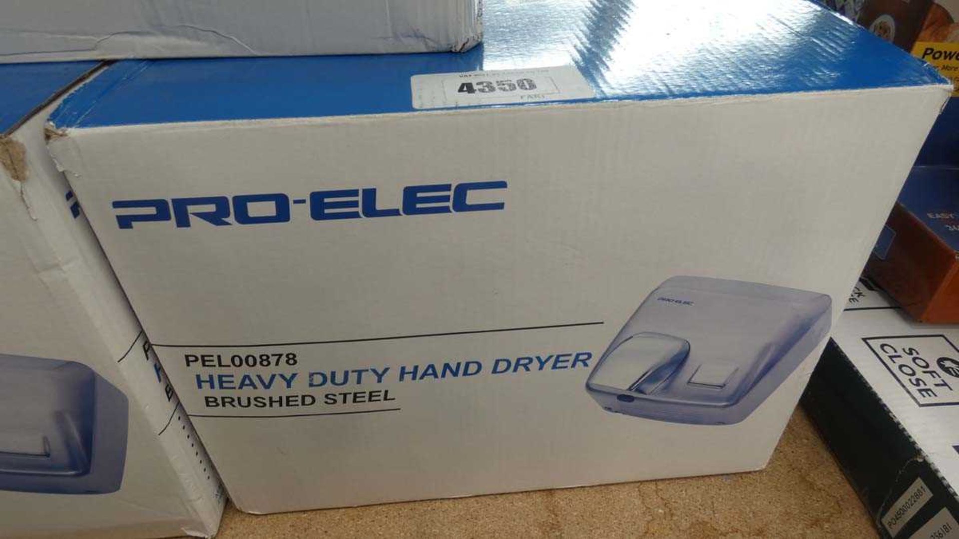 +VAT Boxed Pro Elec heavy duty hand dryer