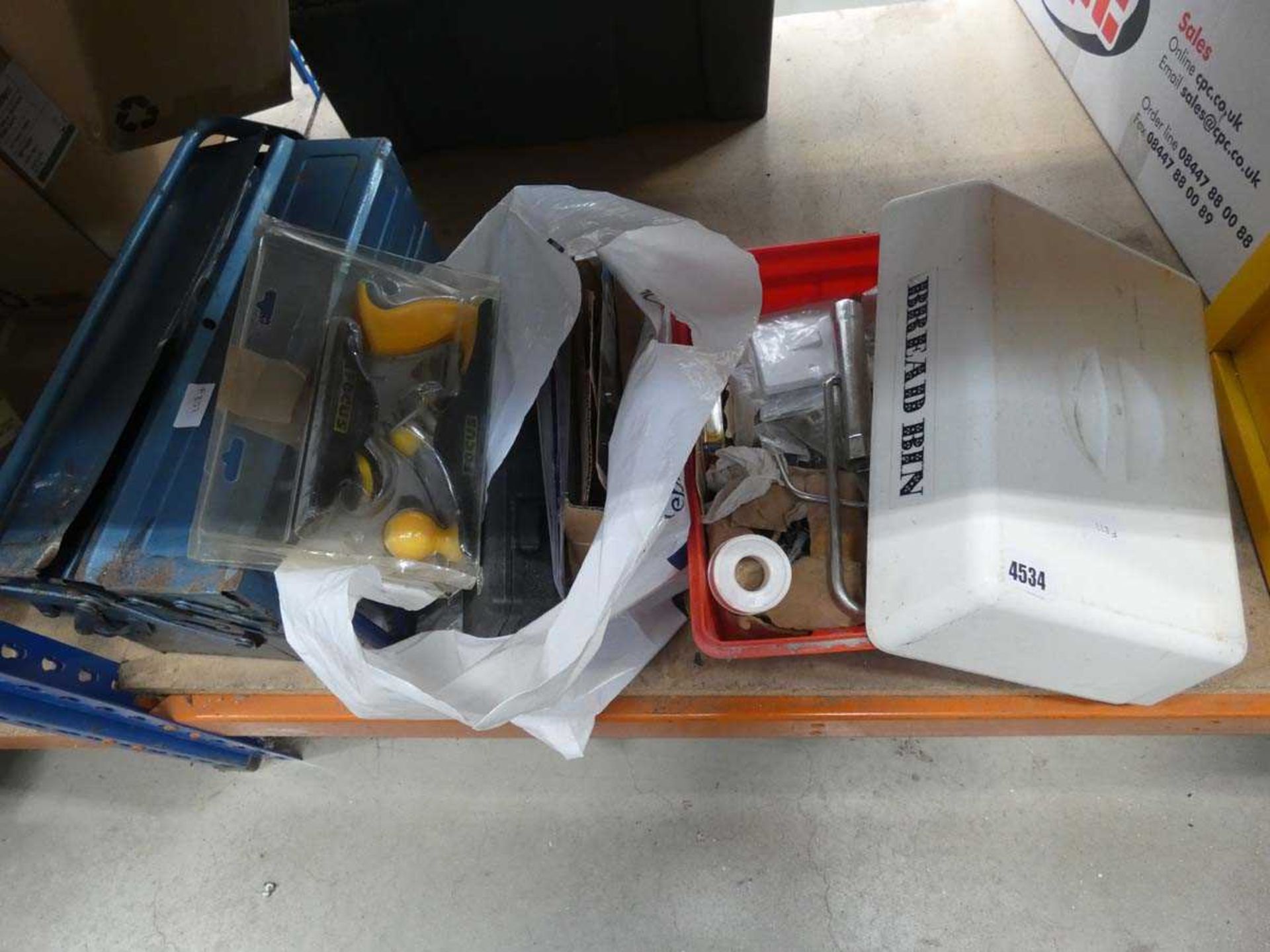 Quantity of mixed items to inc planes, fixings, electric light fixings, and folding blue