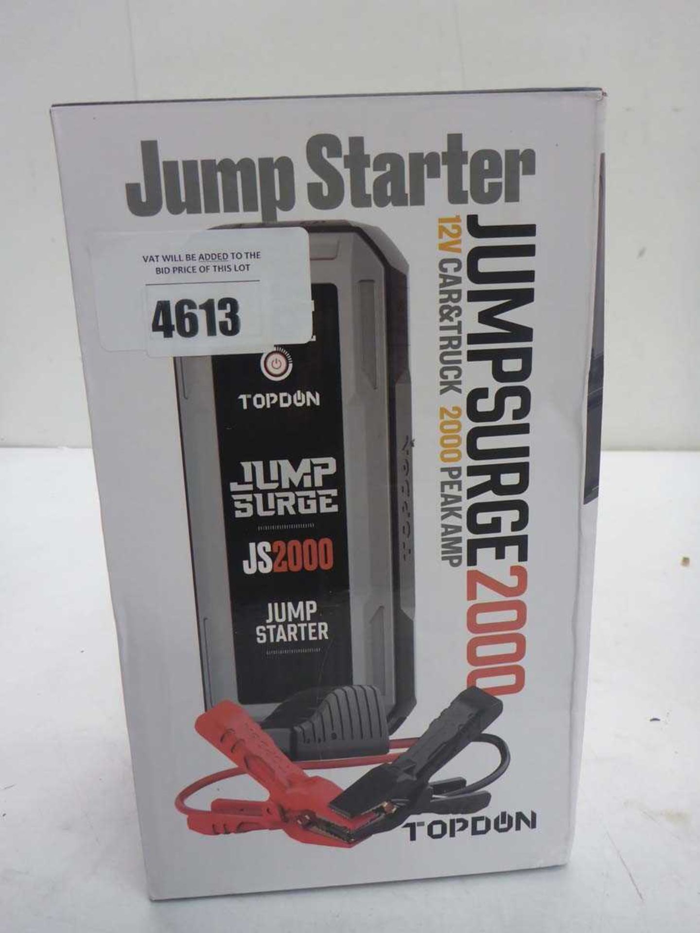 +VAT Topdon Jumpsurge 2000 jump starter