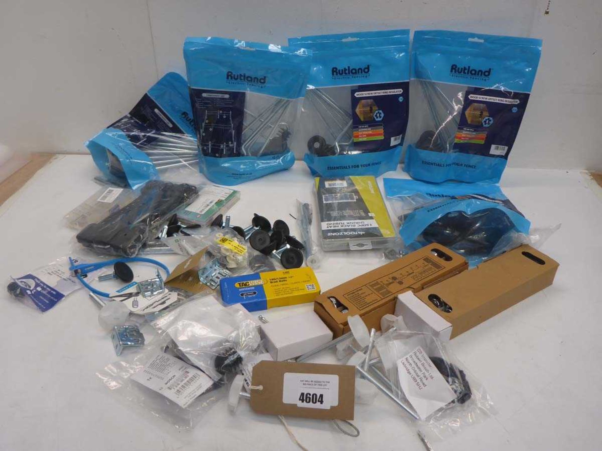 +VAT Brad Nails, Fencing screws, washers, nuts, bolts and assorted fixings