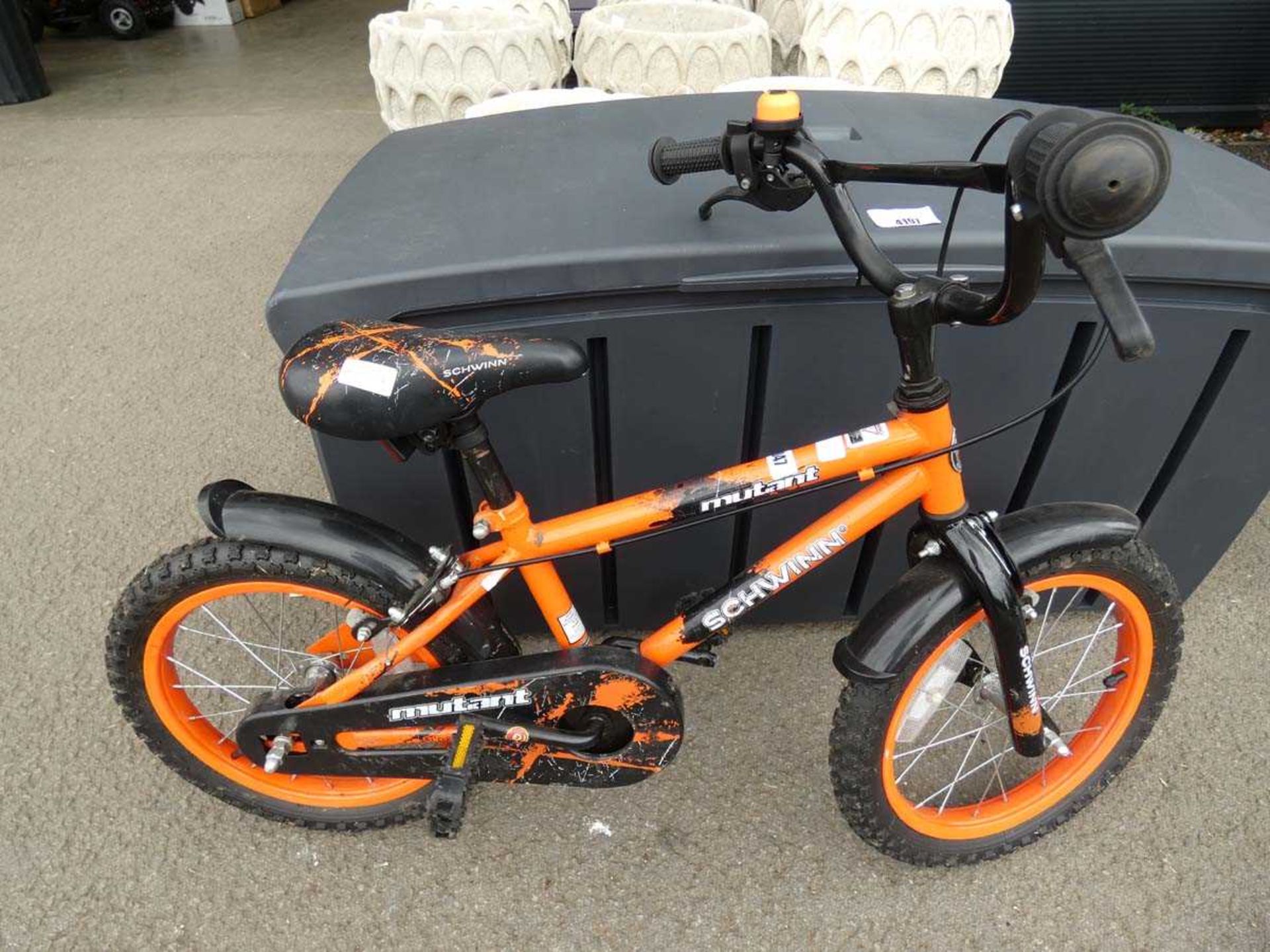 Schwinn BMX bike in orange