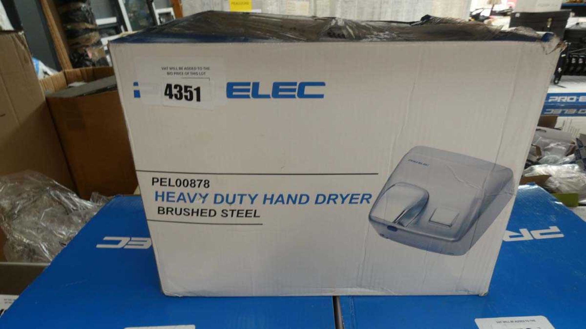 +VAT Boxed Pro Elec heavy duty hand dryer