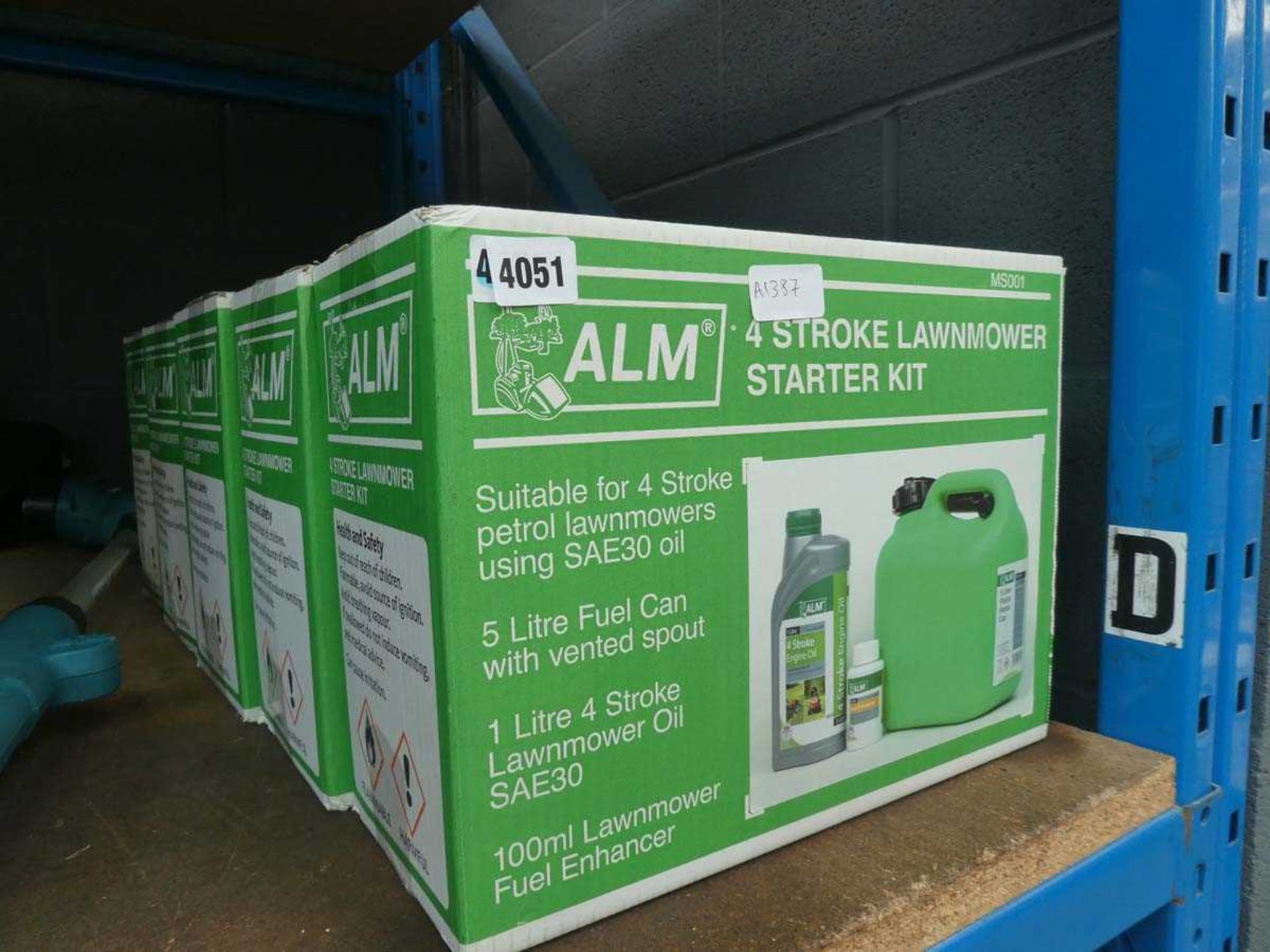 6 boxes of Alm 4 stroke lawnmower starter kits