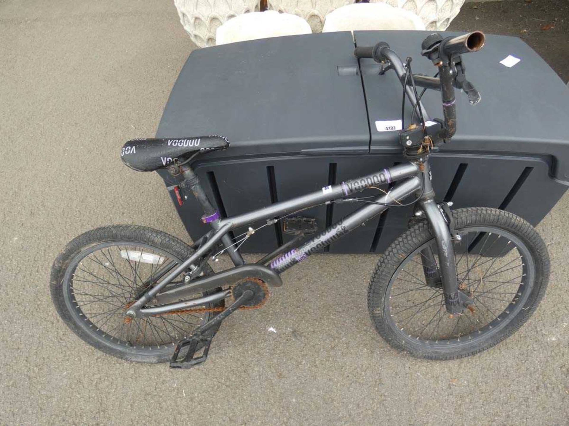 Voodoo BMX bike in grey