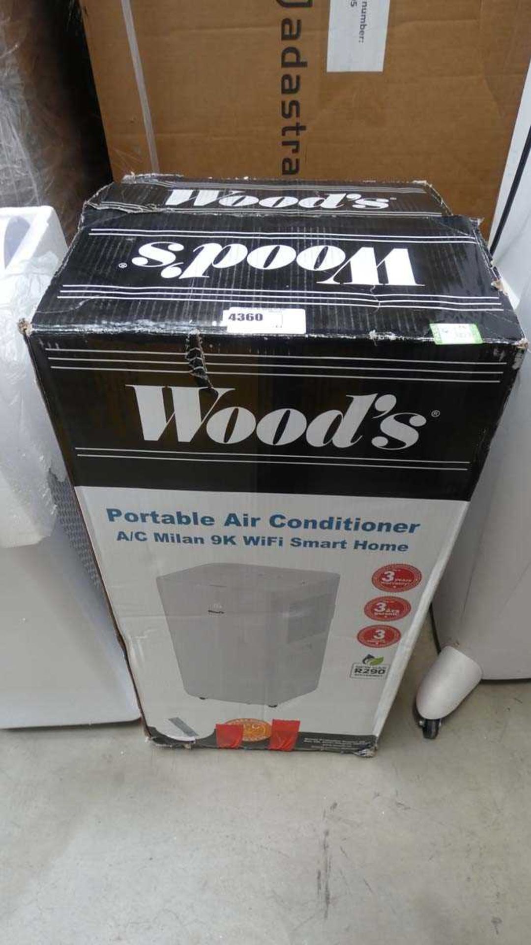 +VAT Boxed Woods portable air conditioner