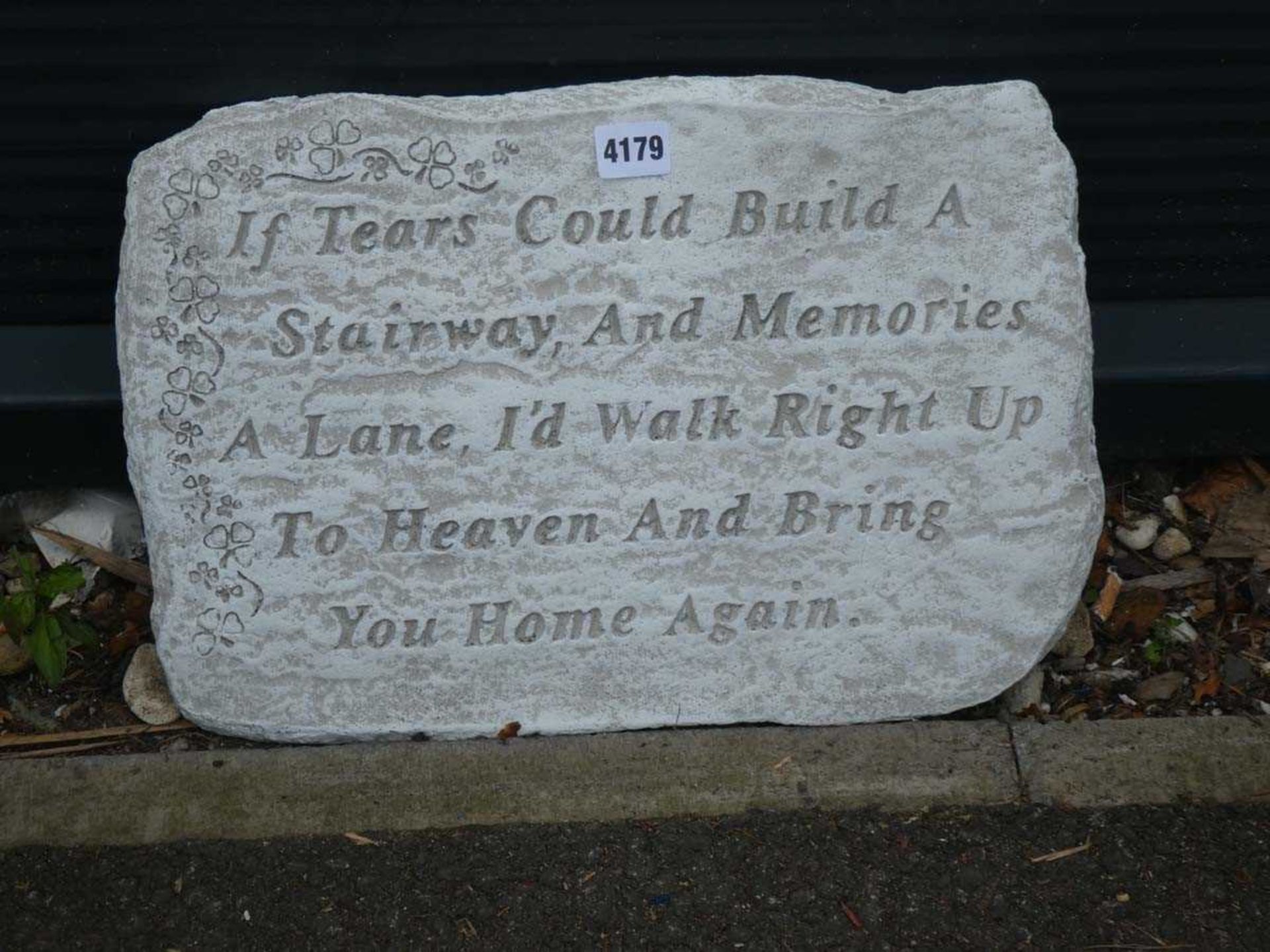 If Tears Could Build a Stairway plaque