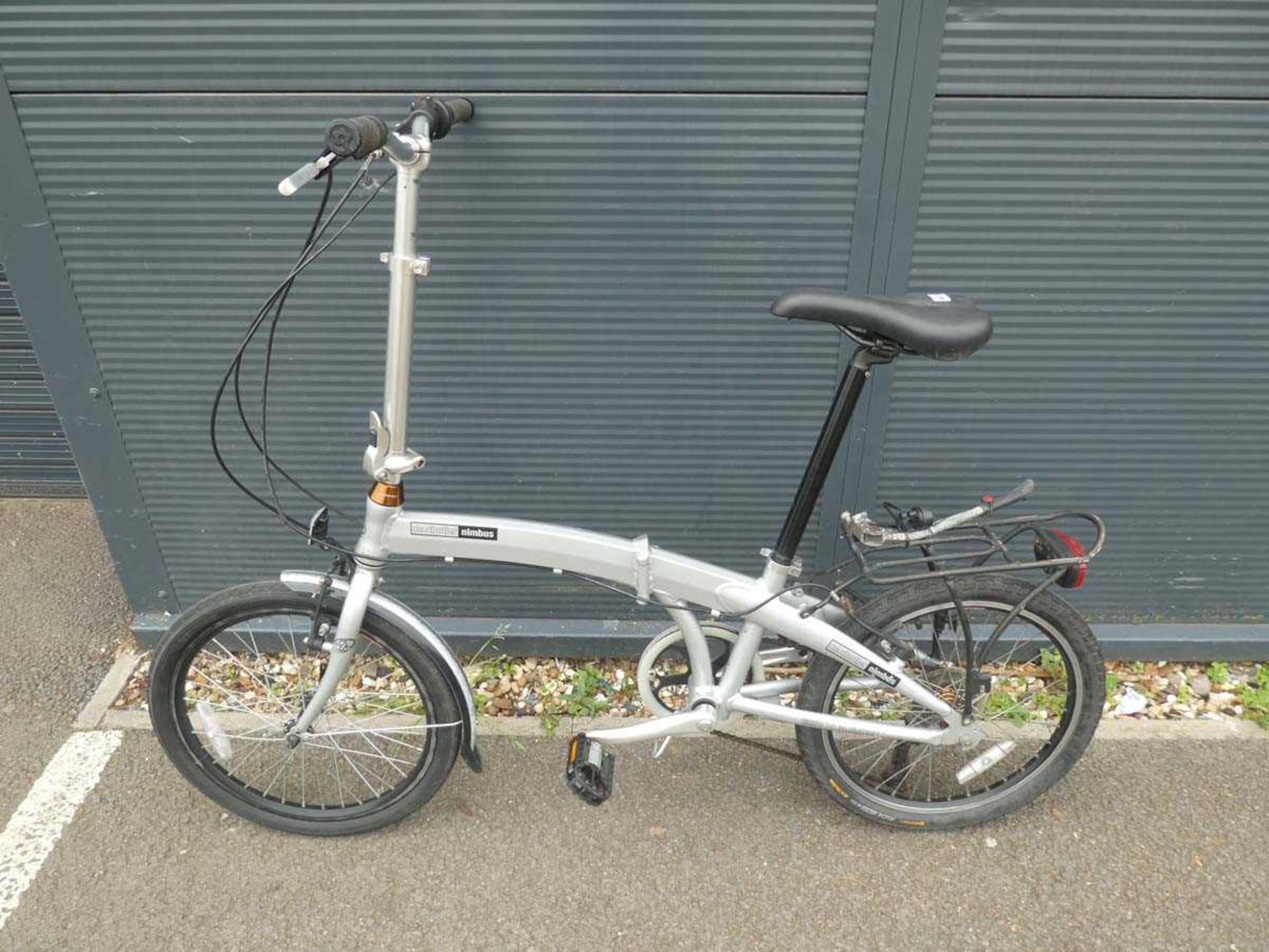 Claude Butler Nimbus folding cycle in silver