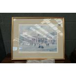 David Green print of Bedford School, Erskine May Hall