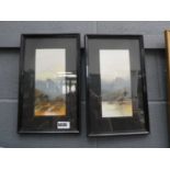 Pair of Frank Holme highland pictures