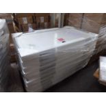 +VAT 10x 1400x800mm rectangular skin resin shower trays