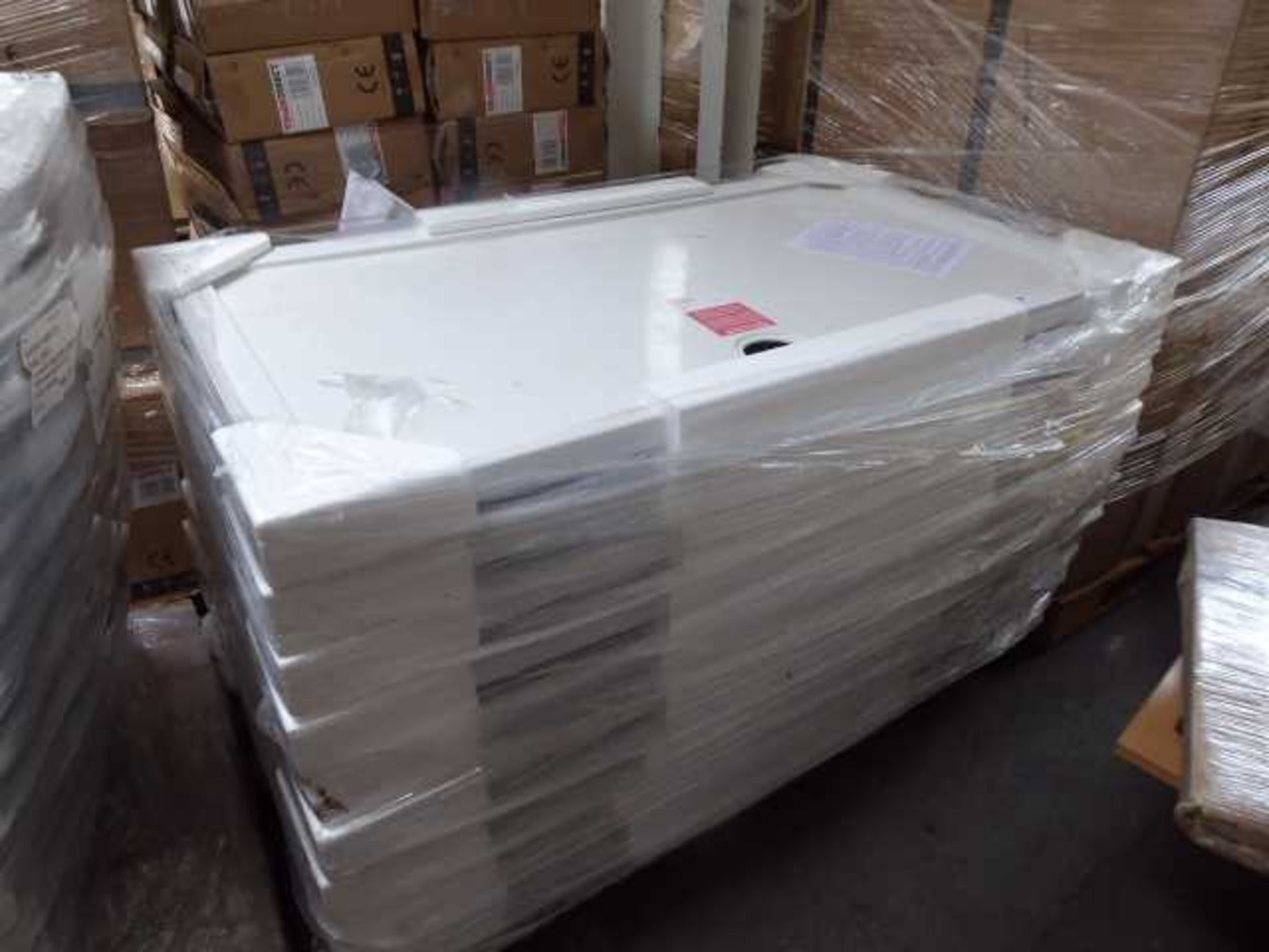 +VAT 10x 1400x800mm rectangular skin resin shower trays