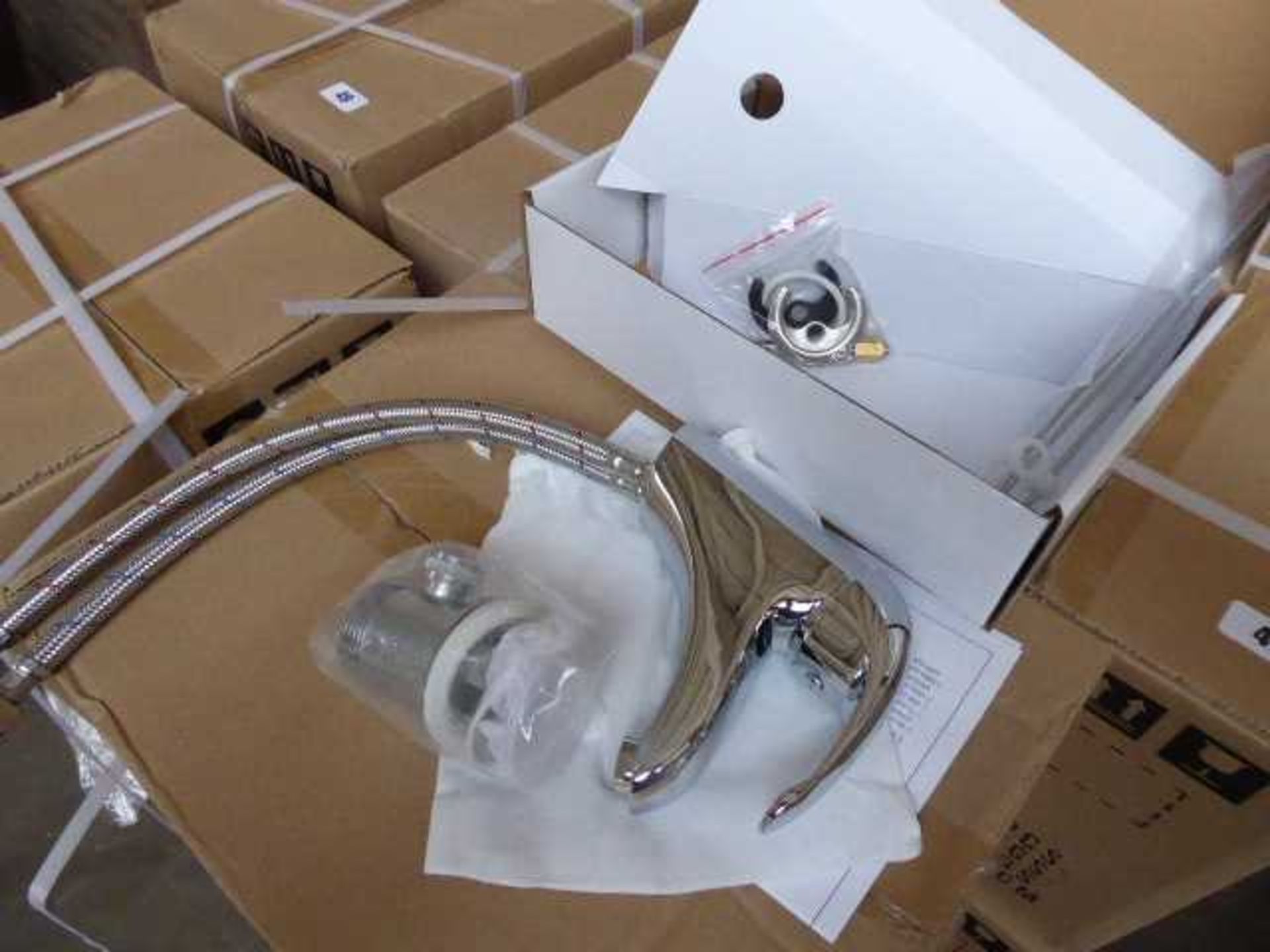 +VAT 3x boxes of 8x Sienna wash basin mono mixer taps (24x total)