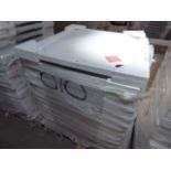 +VAT 12x 900x900mm square skin resin shower trays
