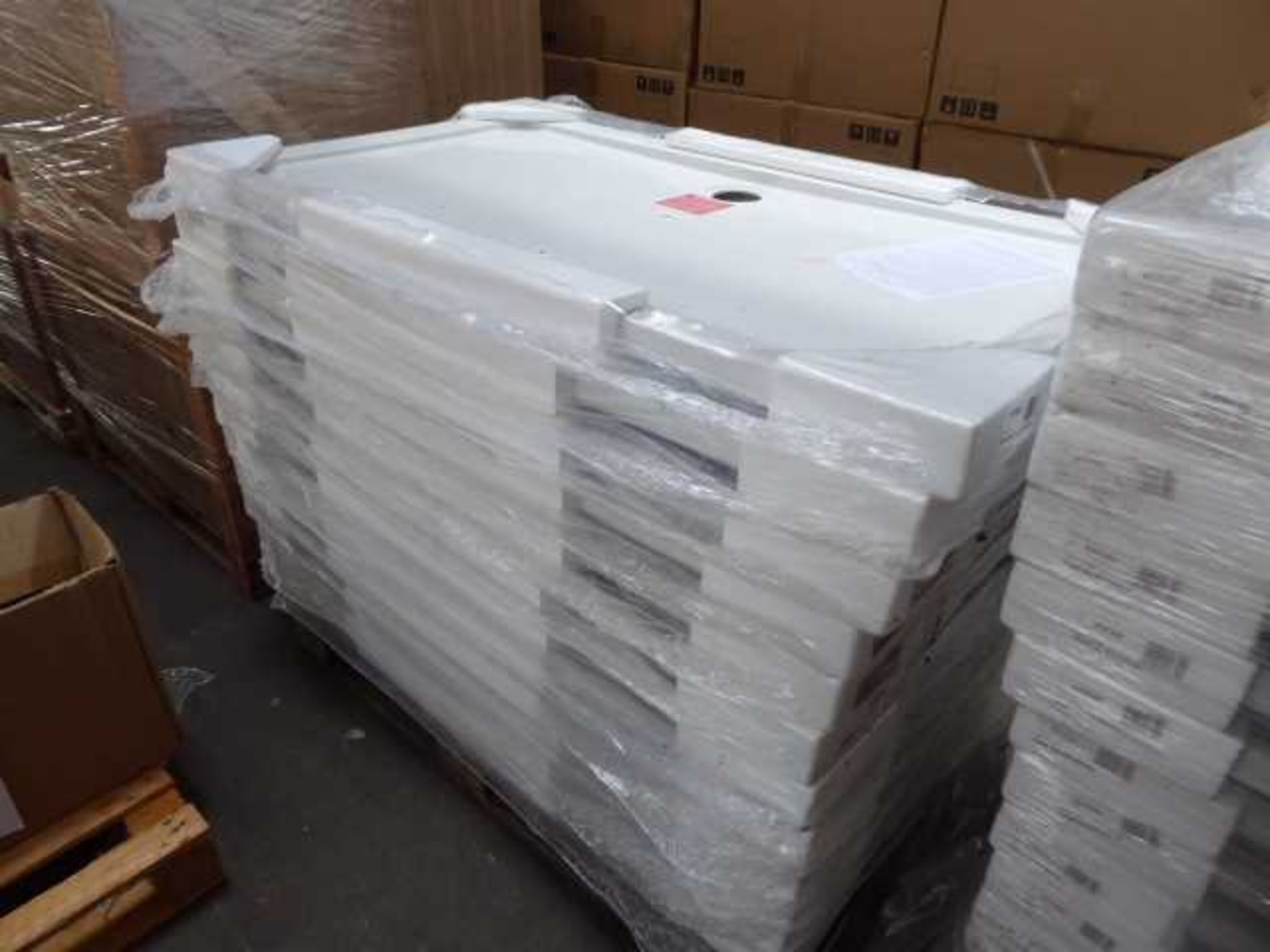 +VAT 12x 1400x800mm rectangular skin resin shower trays