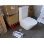 +VAT 12x NED toilet bowls with closed back, matching close coupled cisterns and flush fittings,
