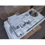 +VAT 2x boxes of 4x thermostatic shower mixer sets (8x total)