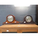 2 napoleon hat mantle clocks