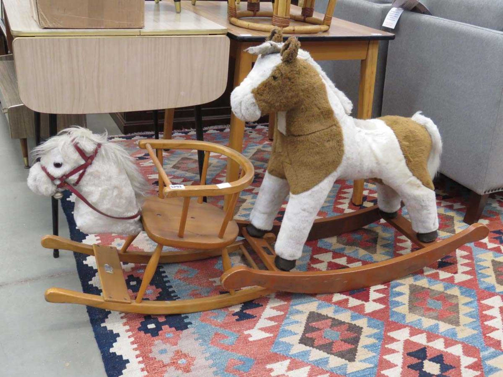 2 rocking horses