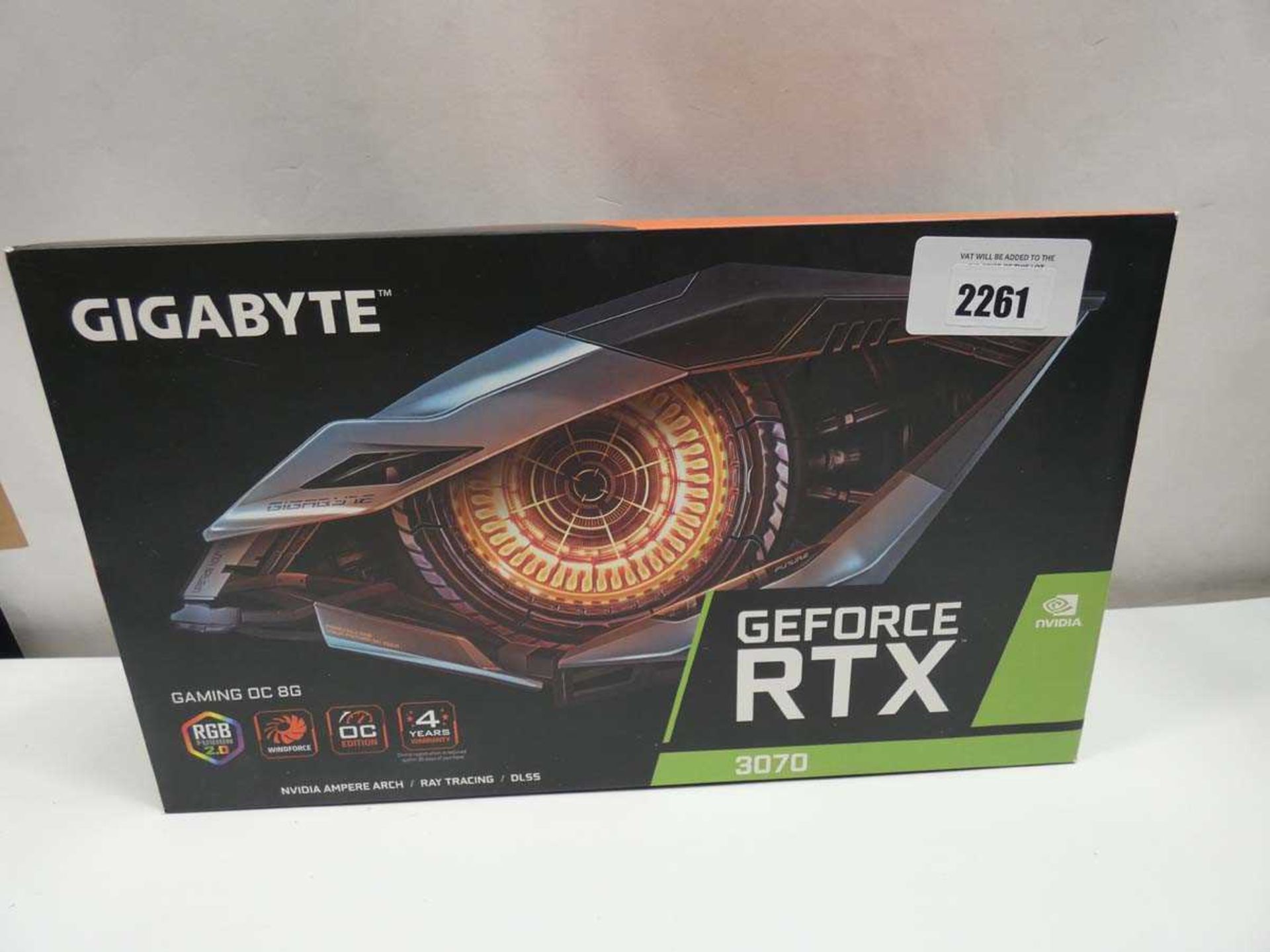 +VAT NVIDIA GeForce RTX 3070 graphics card