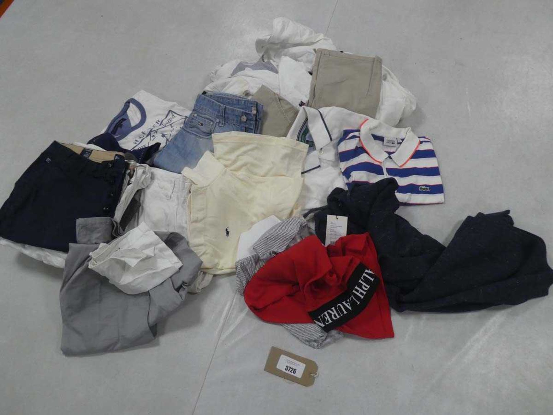 +VAT Large selection of used designer clothing to include Campione, Tommy Hilfiger, Lacoste, etc