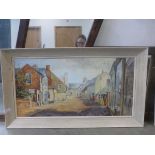 Kathleen M. Downing (Hertfordshire artist), four paintings depicting Hertfordshire views (4)