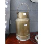 Brass milk urn