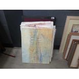 Kathleen M. Downing (Hertfordshire artist), a large quantity of sketches and unfinished works (qty)