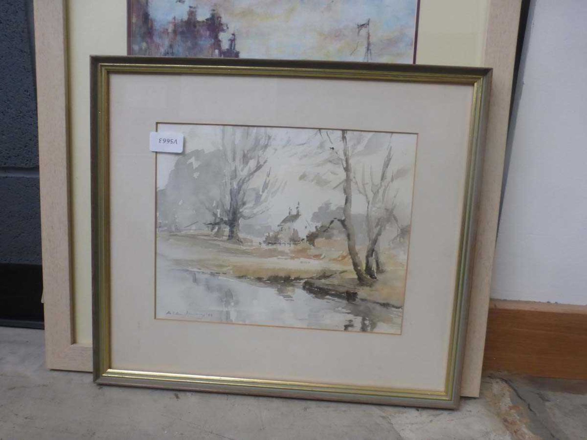 Kathleen M. Downing (Hertfordshire artist), fifteen landscape and townscape paintings (15) - Image 3 of 15