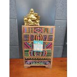 +VAT Indian trinket box plus a figure of Buddha