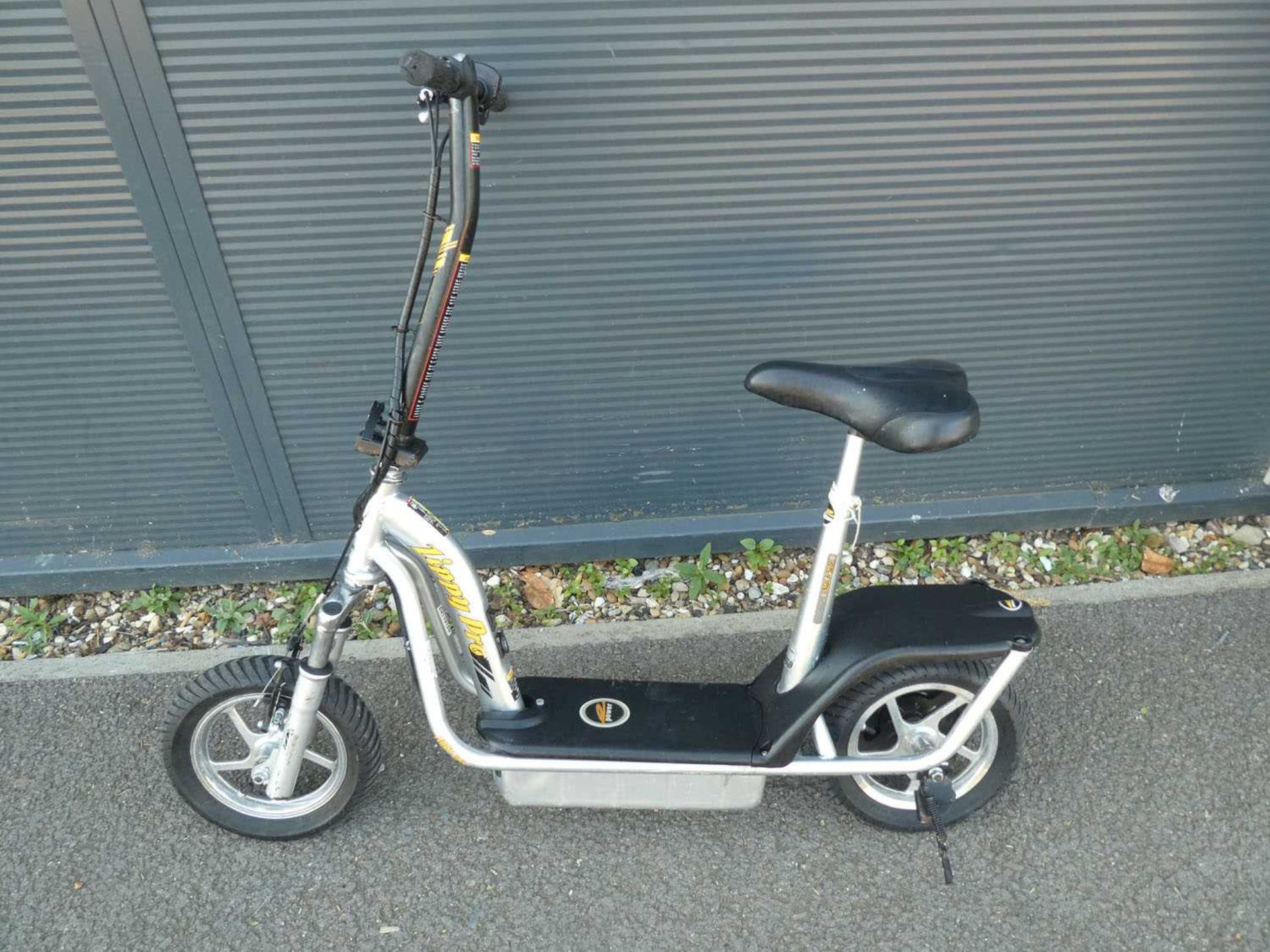 Zippy Pro silver electric scooter