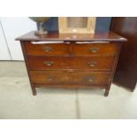 Edwardian chest of 2 over 2 drawers