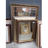 3 framed mirrors