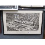 Print entitled 'Proposed factory at Dunstable'