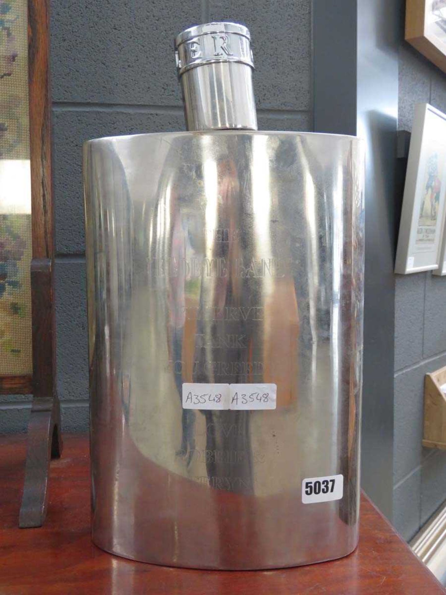Oversized hip flask
