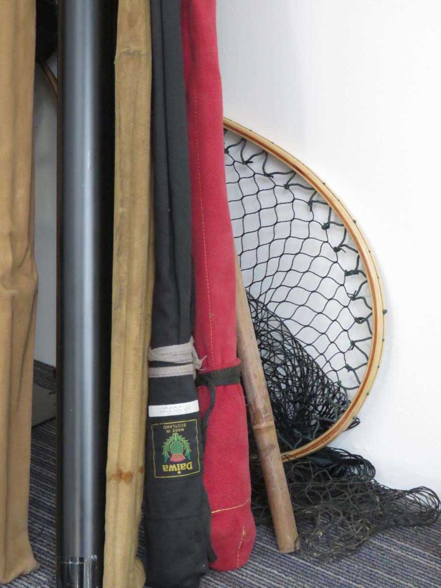 Bundle of Shimano, Harrison, Shakespeare and other green heart and split cane fly rods plus bamboo - Image 3 of 3