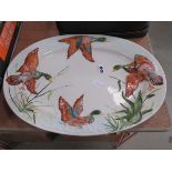 Duck decorated meat platter