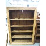 Pine open bookcase (AF)