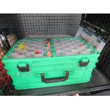 Cage containing a quantity of fishermans lures